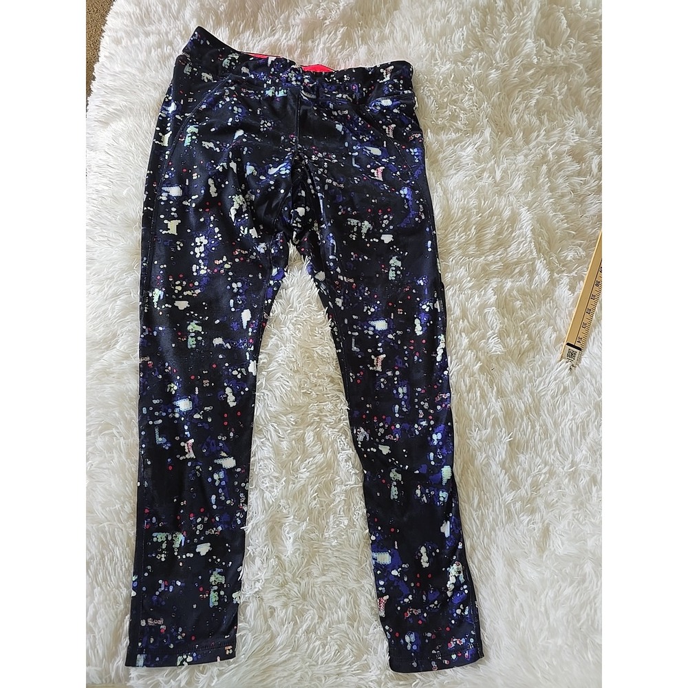 Women's Active Wear Leggings Size Large Galaxy Pattern Ankle Length‎